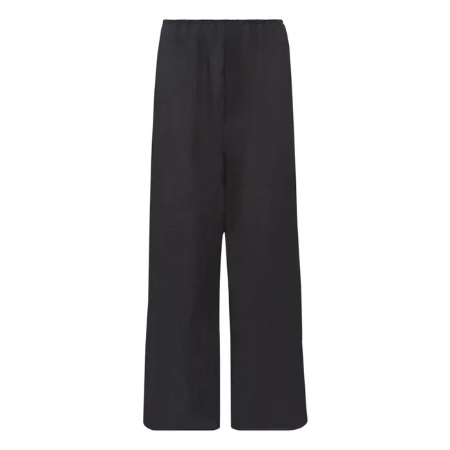 Pantalones de lino Domond | Negro