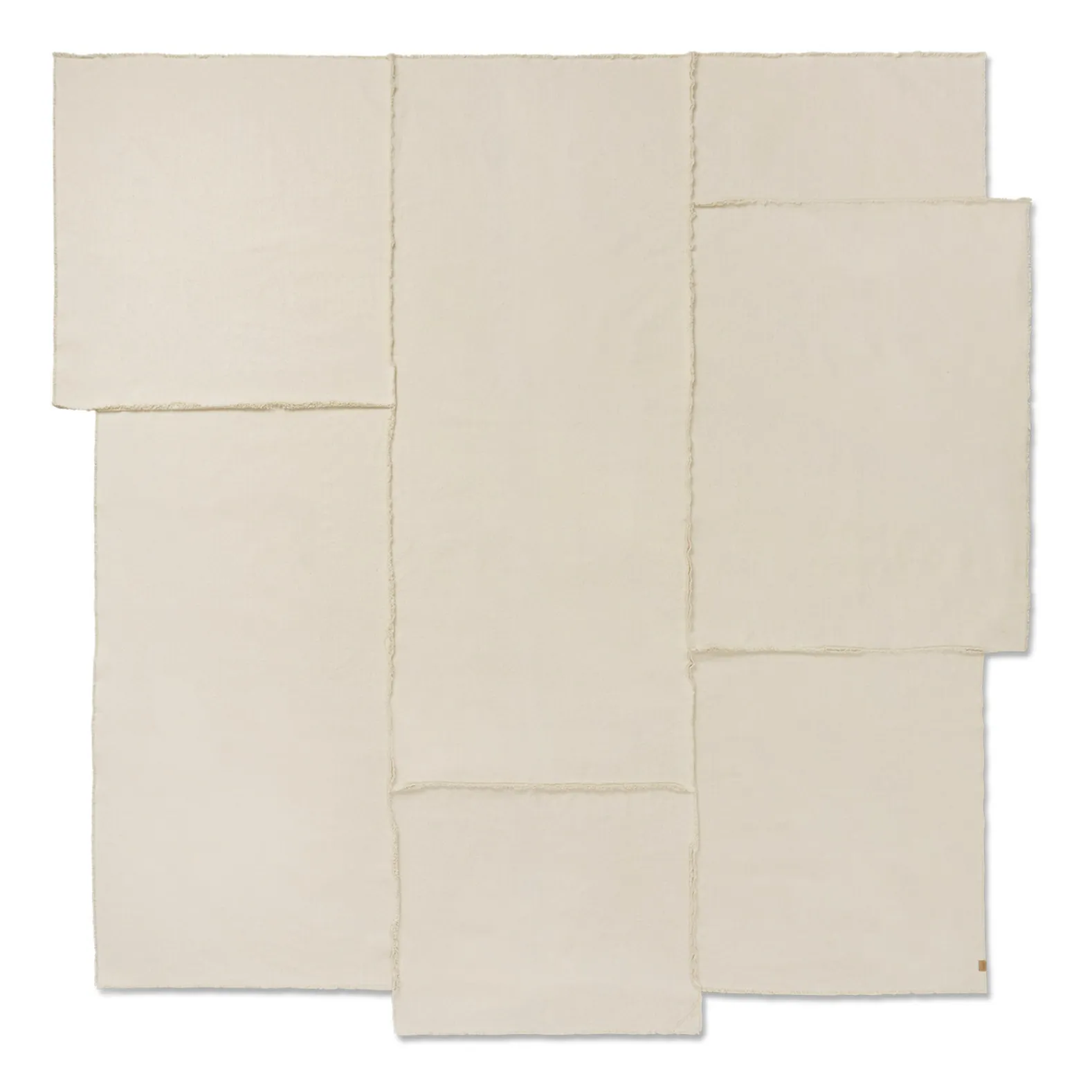 Ferm Living Off-White Offset Bedspread