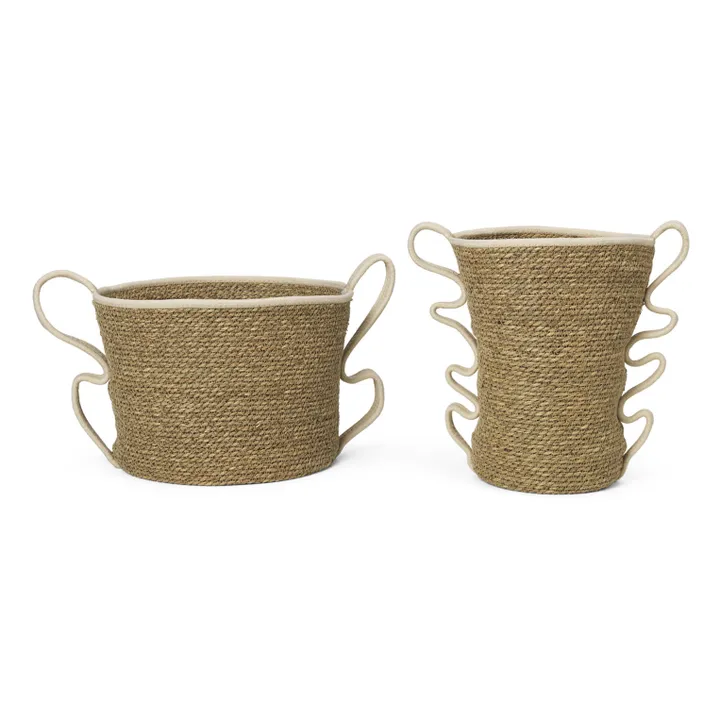 Panières Verso - Set de 2 | Off-White- Image produit n°0