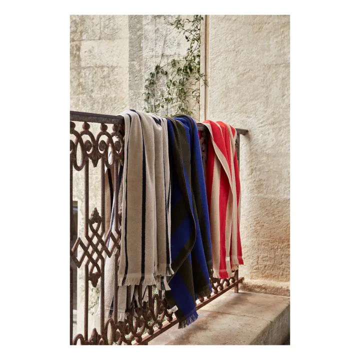 Drap de plage Alee | Rouge- Image produit n°1
