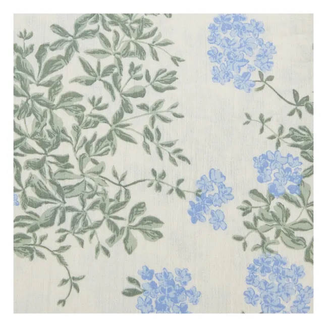 Funda nórdica de algodón orgánico Plumbago | Azul