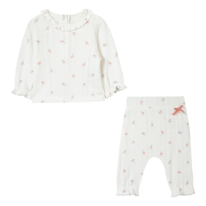 Ensemble Pyjama De Noël Enfant Rouge "Rennes De Noël" | La Maison De Noël