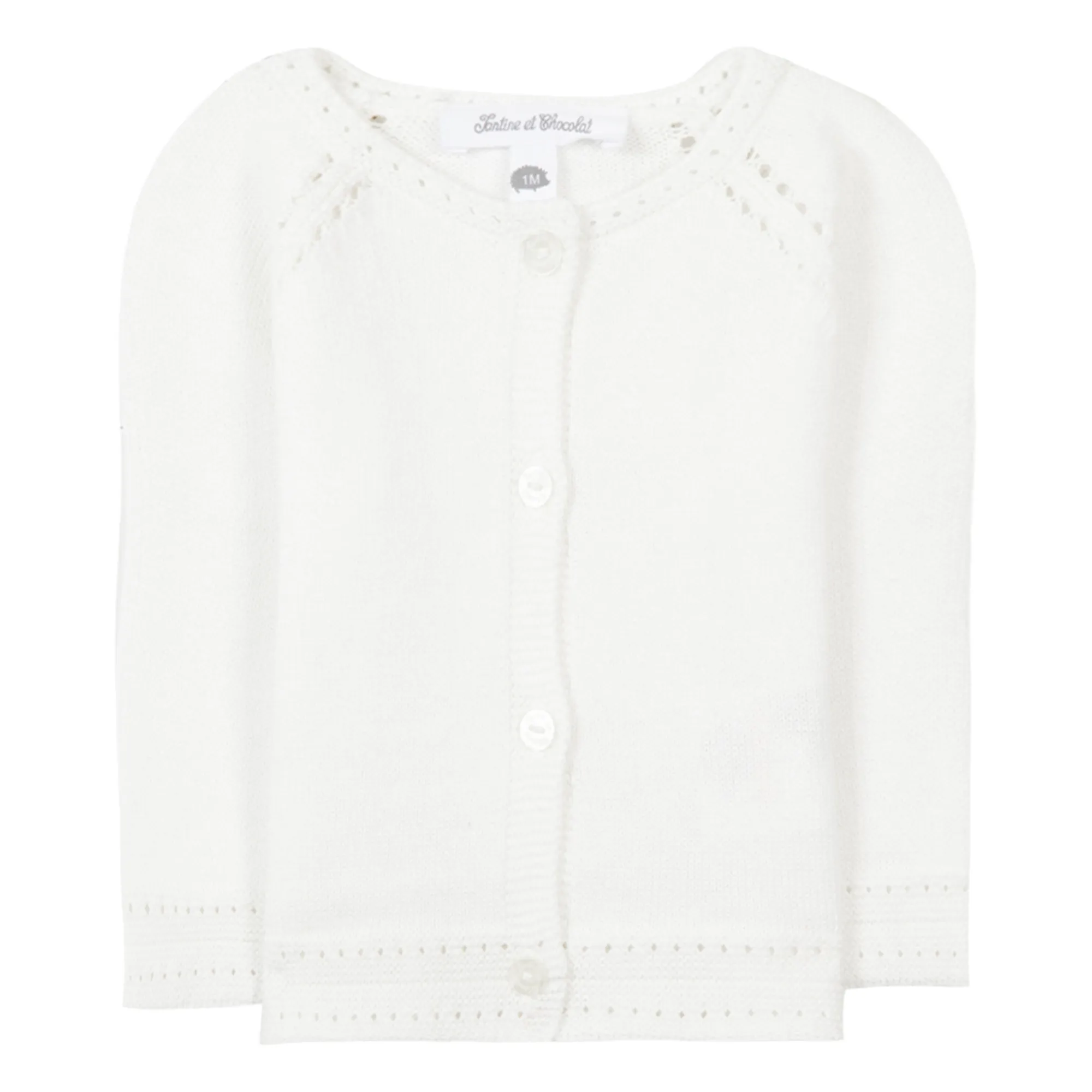 Tartine Et Chocolat Ecru Cardigan