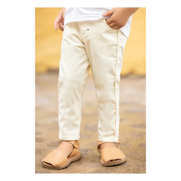 Pants with Pockets | Pale yellow- Product image n°1