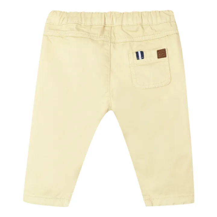 Pantalones Bolsillos | Amarillo palo- Imagen del producto n°3