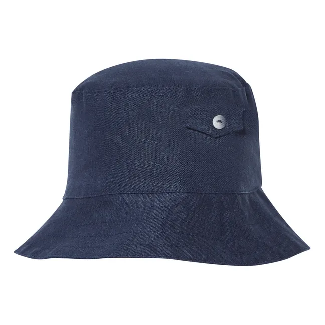 Sombrero de lino | Azul Marino