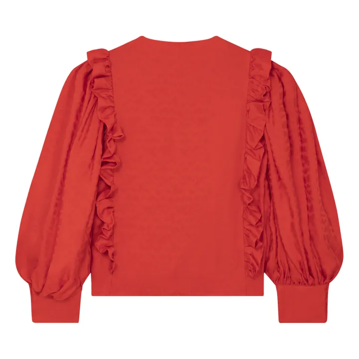 Dustin Cloud Blouse | Red- Product image n°5