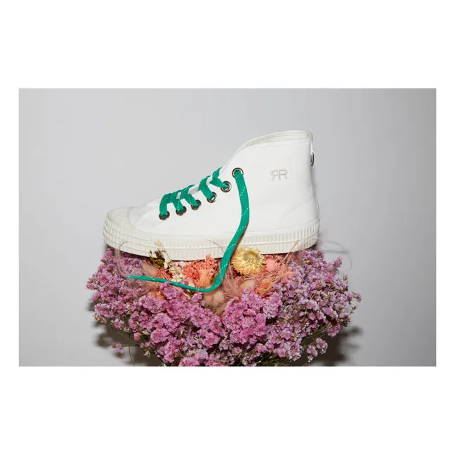 Zapatillas Zoom Novesta x Roseanna de algodón orgánico | Blanco