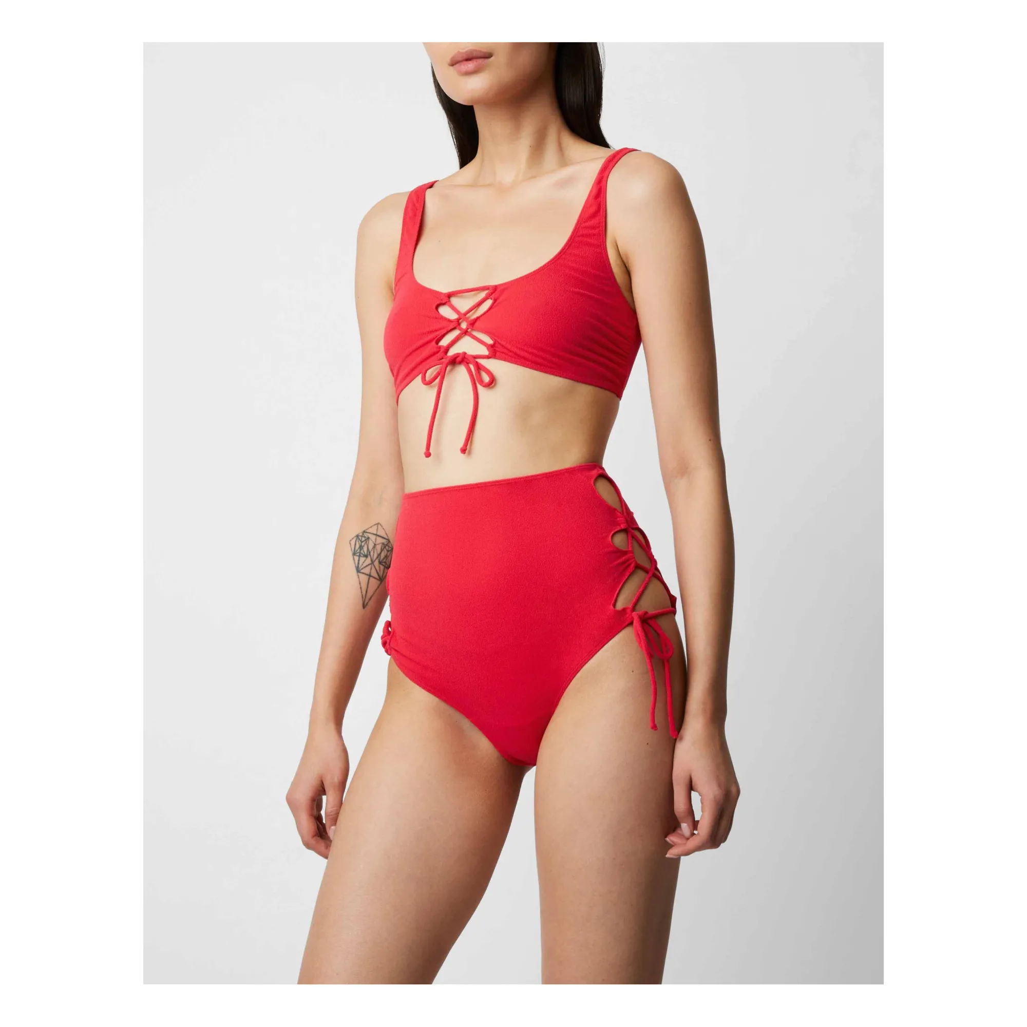 Roseanna Fuchsia Dita Smooth Recycled Material Bikini Bottom