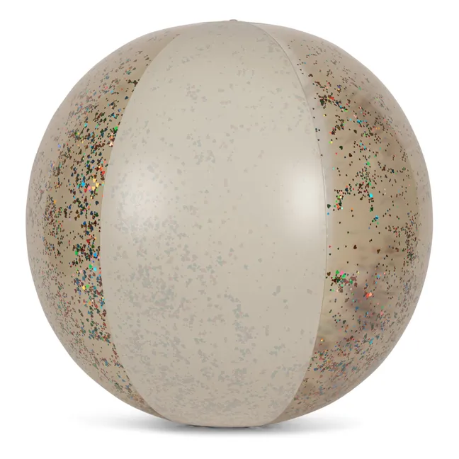 Aufblasbarer Ball Glitter | Cremefarben