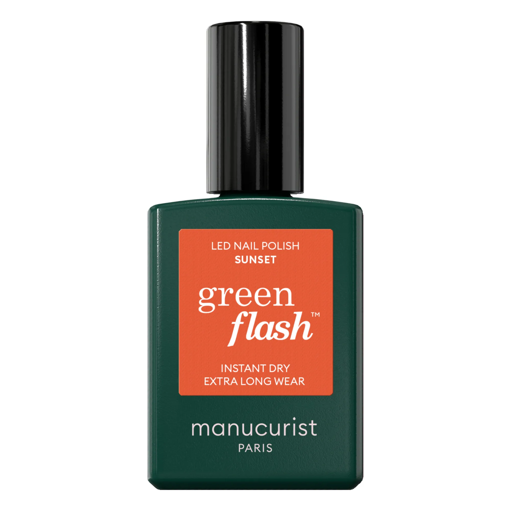 Manucurist Sunset Green Flash Semi-Permanent Nail Polish - 15 Ml