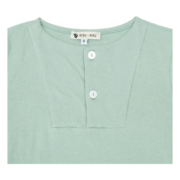 Sonio Organic Jersey Pyjamas | Light Blue- Product image n°2