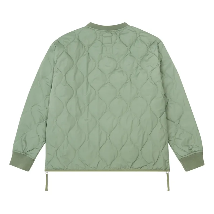 Military Quilted Jacket | Pale green- Product image n°2