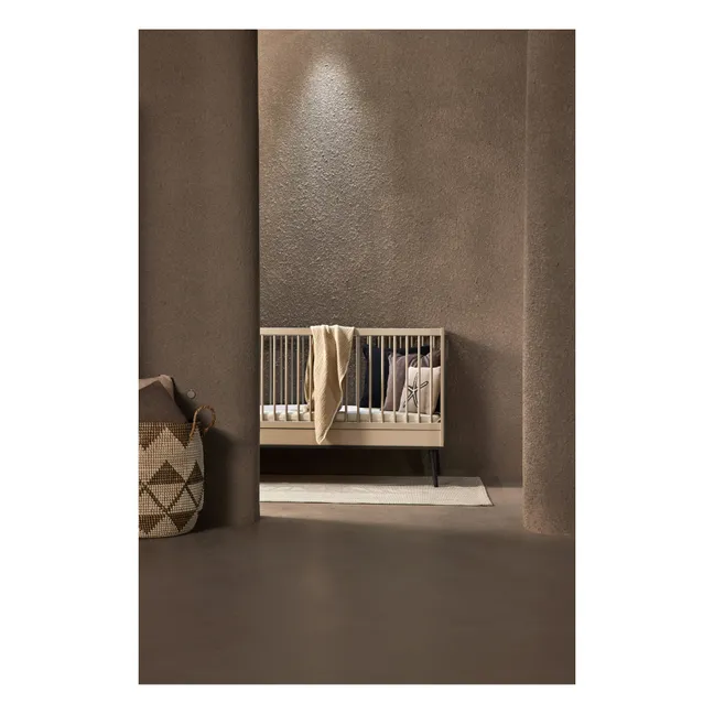 Letto per neonato, modello: Flow, dimensioni: 60x120 cm | Stone