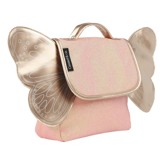 Bolso mariposa iridiscente | Coral