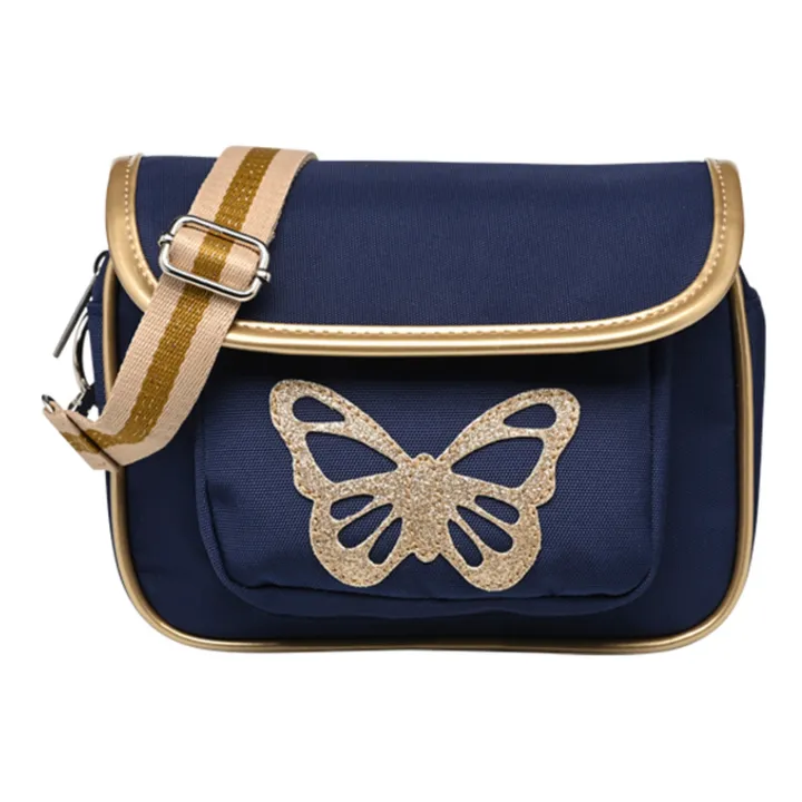 Bolso bandolera Mariposa | Azul Marino- Imagen del producto n°0