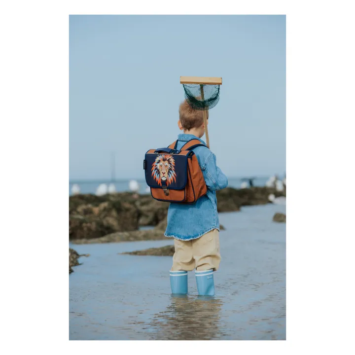 Petit Cartable Simba | Bleu marine- Image produit n°1