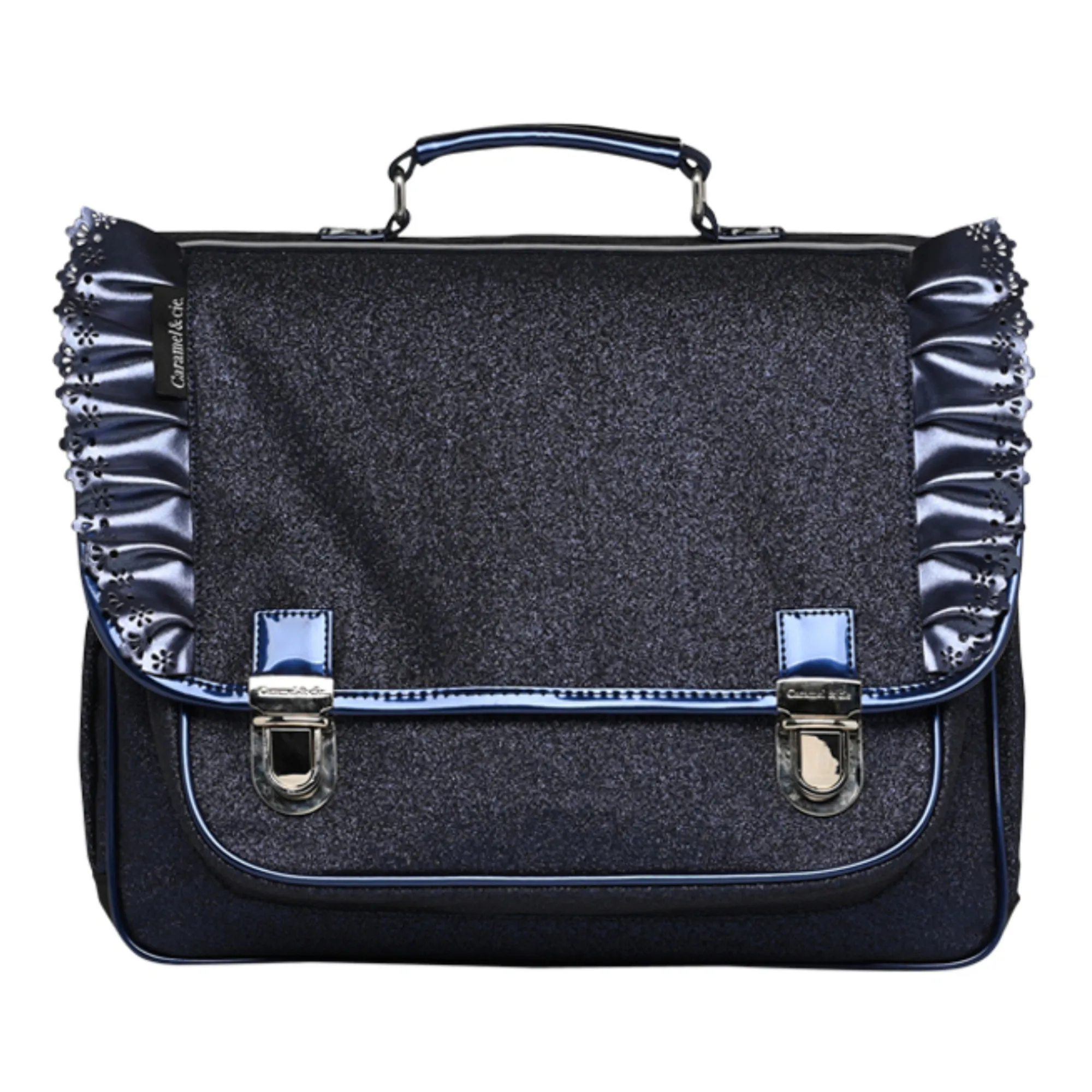 Caramel Cie Cartable à Froufrous Bleu marine Smallable