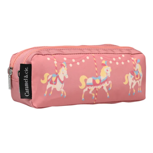 Carousel Pencil Case | Pink