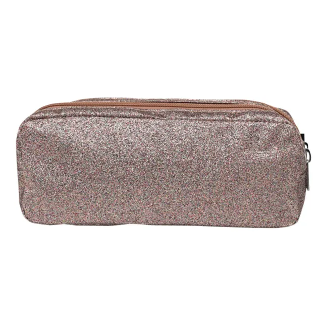 Trousse Double Pailletée | Cuivre