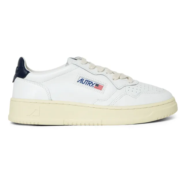 Baskets Medalist Low Cuir | Bleu marine