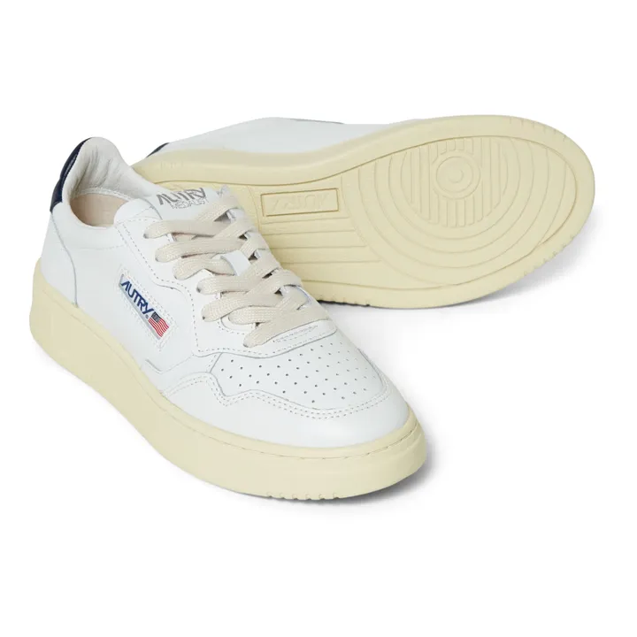 Leder-Sneakers Medalist Low | Navy- Produktbild Nr. 1