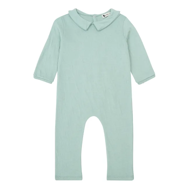 Organic Cotton Senzo Pajamas | Light Blue
