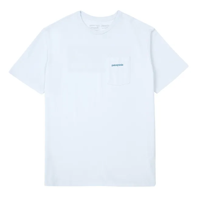 T-shirt Poche Boardshort Logo Recyclé | Blanc