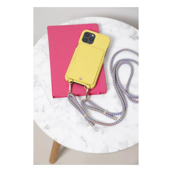 Lou Leather iPhone Case | Yellow- Product image n°8