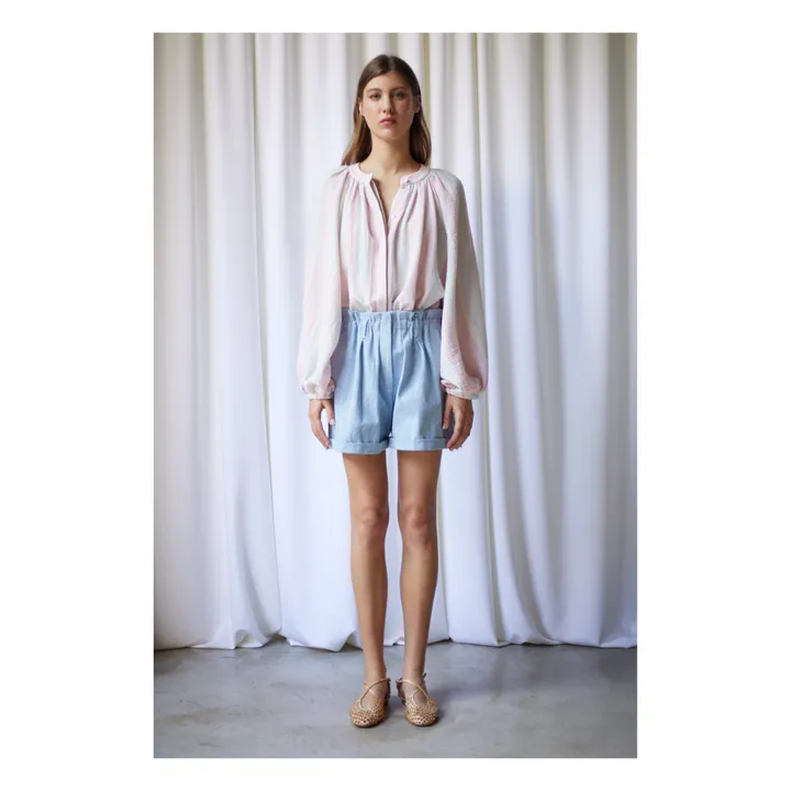 Blusa Alma Marshmallow Stripes | Rosa- Imagen del producto n°1