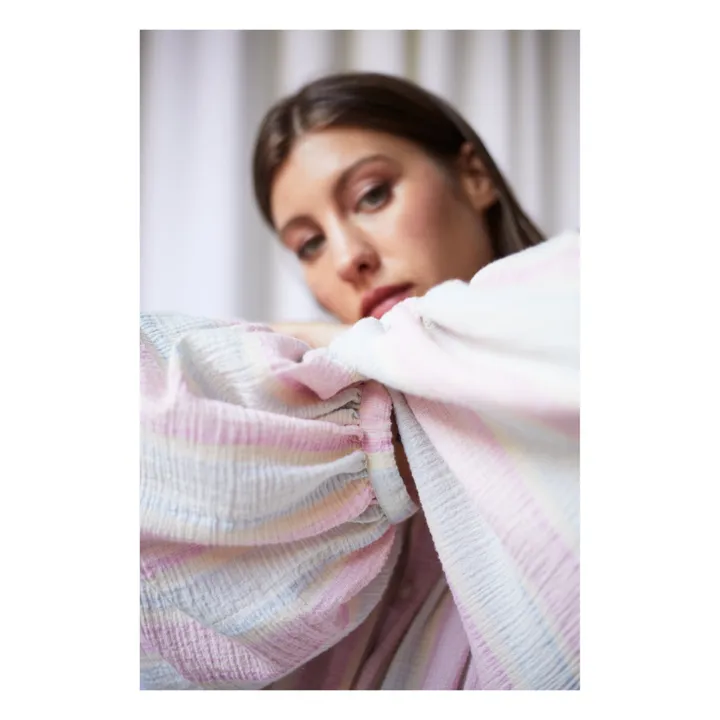 Blusa Alma Marshmallow Stripes | Rosa- Imagen del producto n°4