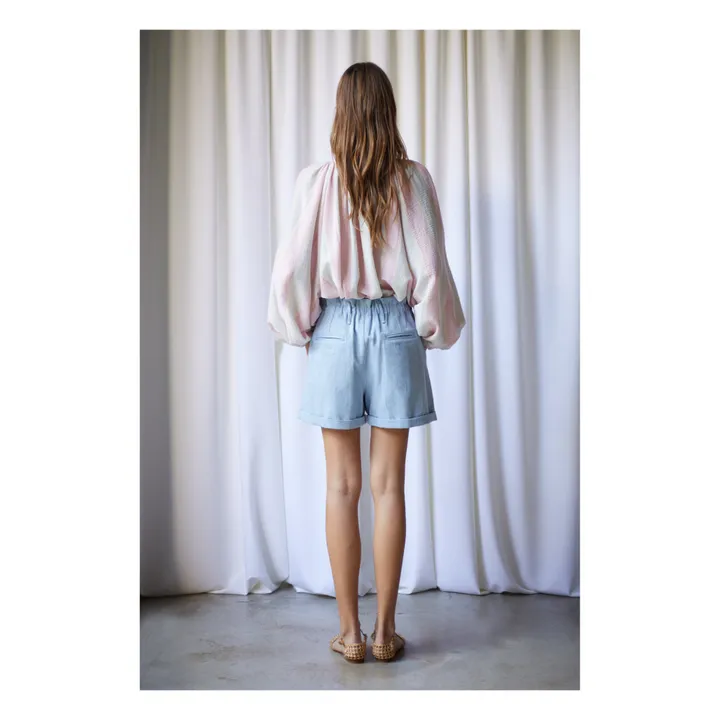 Blusa Alma Marshmallow Stripes | Rosa- Imagen del producto n°5