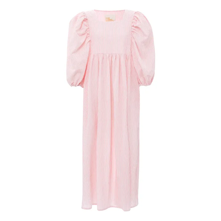 Kleid Peggy Streifen Ibiza | Rosa- Produktbild Nr. 0