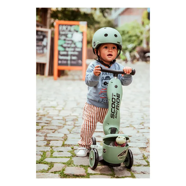 Monopattino, 2-in-1, modello: Lignes | Verde