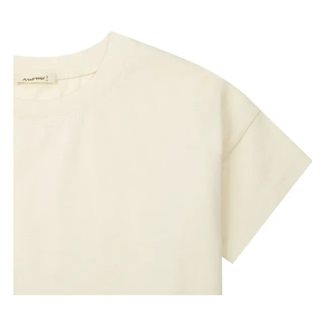 Camiseta de algodón orgánico Romeu | Crema
