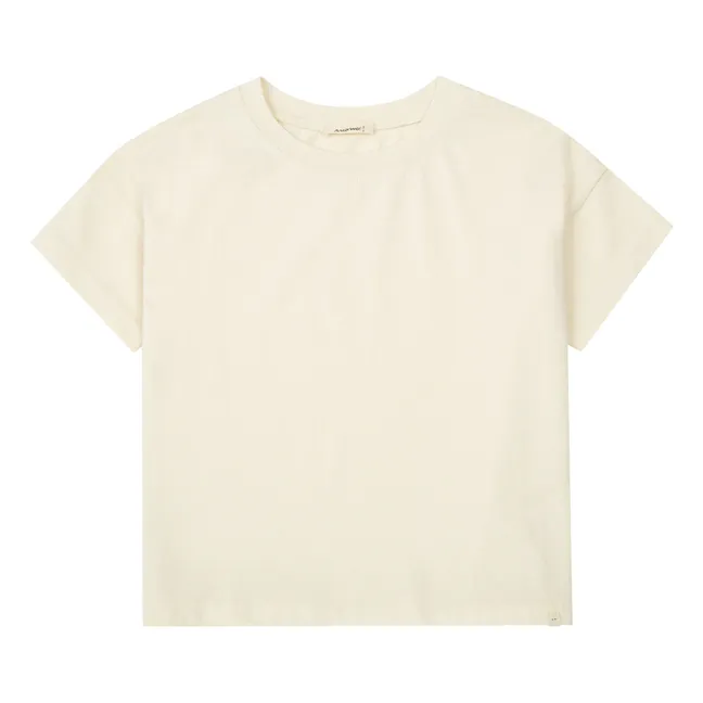 Romeu Organic Cotton T-shirt | Cream