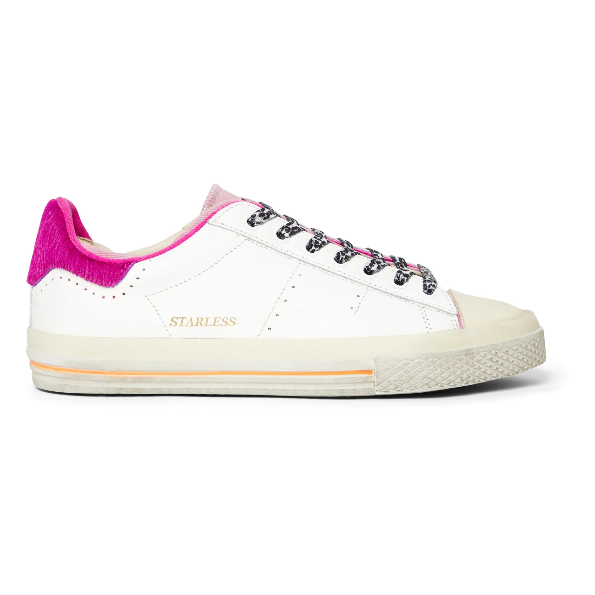 Hidnander Fluorescent Pink Starless Low Rise Sneakers
