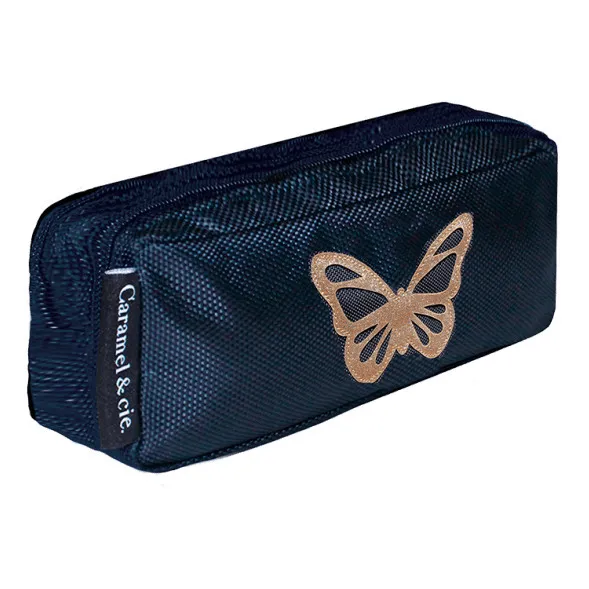 Caramel & Cie Navy Blue Double Butterfly Case