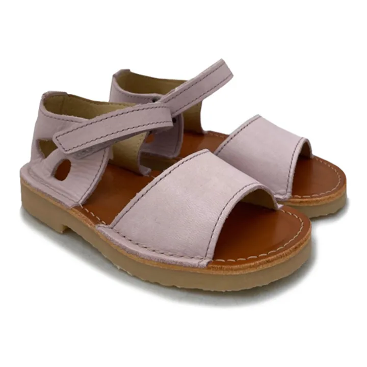 Mavis Leather Sandals | Lilac- Product image n°1