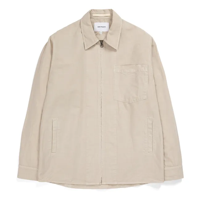 Veste Julian Cotton Linen | Blanc cassé
