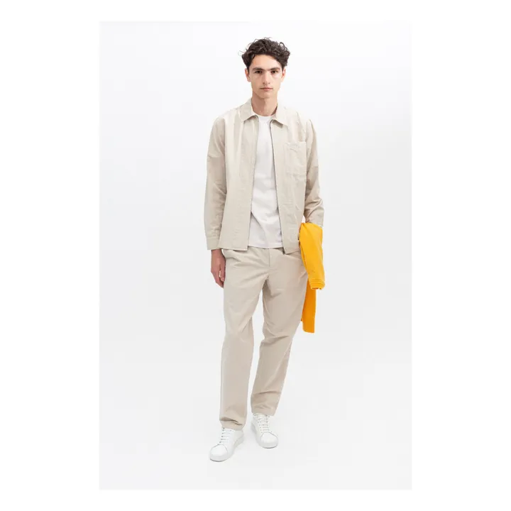 Veste Julian Cotton Linen | Blanc cassé- Image produit n°1