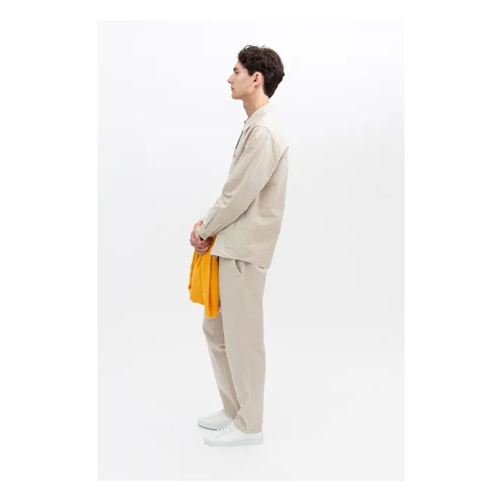Veste Julian Cotton Linen | Blanc cassé- Image produit n°2