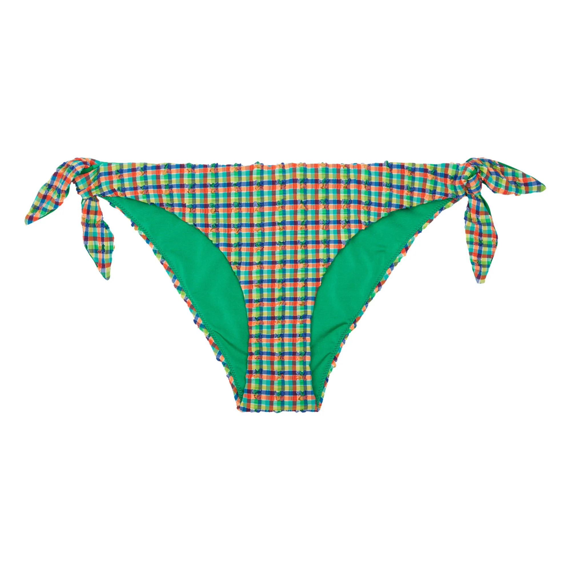 Albertine Green Brigitte Madras Bikini Bottom