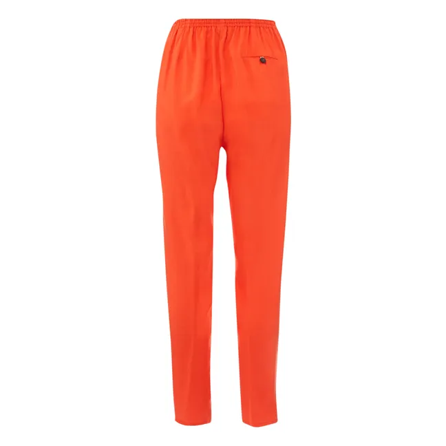 Pantalon Elastiqué Ripstop | Rouge vermillon