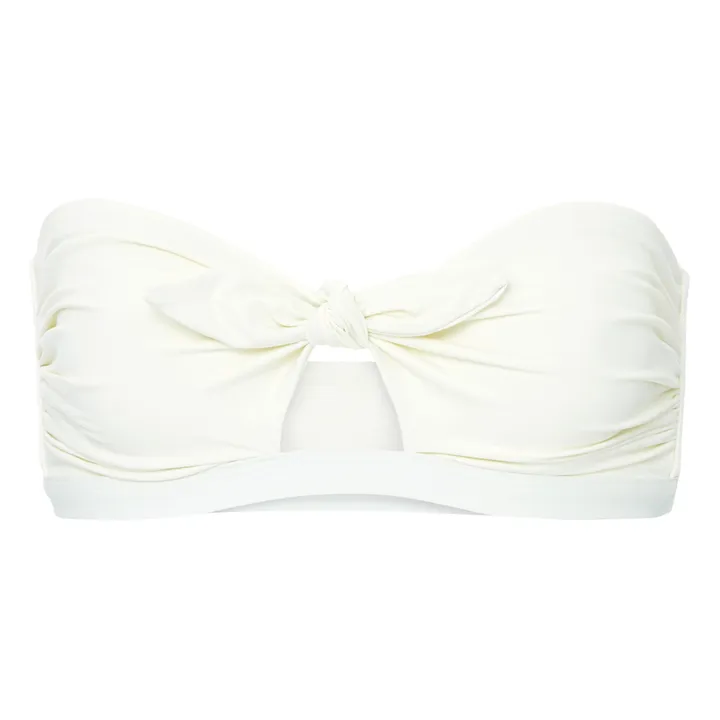 Haut de Maillot Aya | Blanc cassé- Image produit n°0