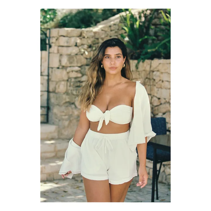 Haut de Maillot Aya | Blanc cassé- Image produit n°3