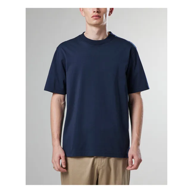 Camiseta Adam 3209 de algodón ecológico | Azul Marino
