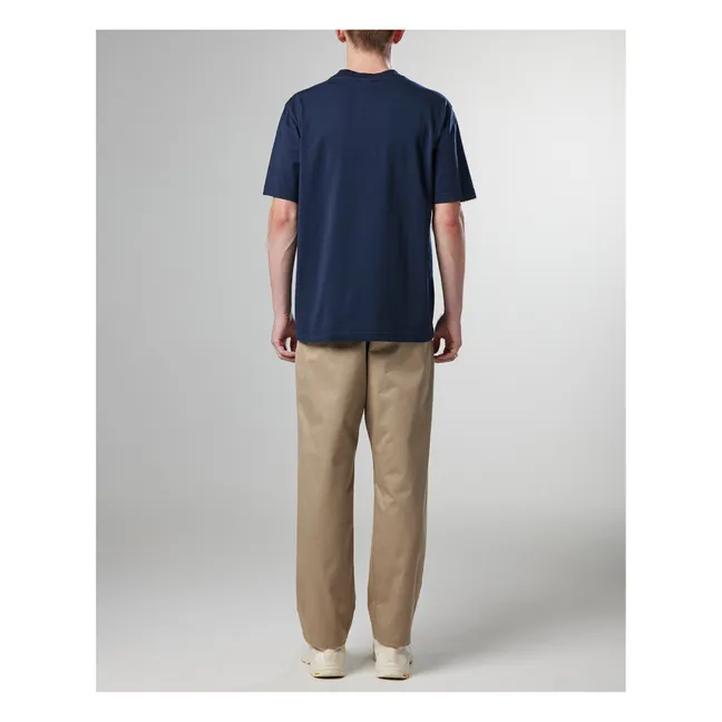 Camiseta Adam 3209 de algodón ecológico | Azul Marino