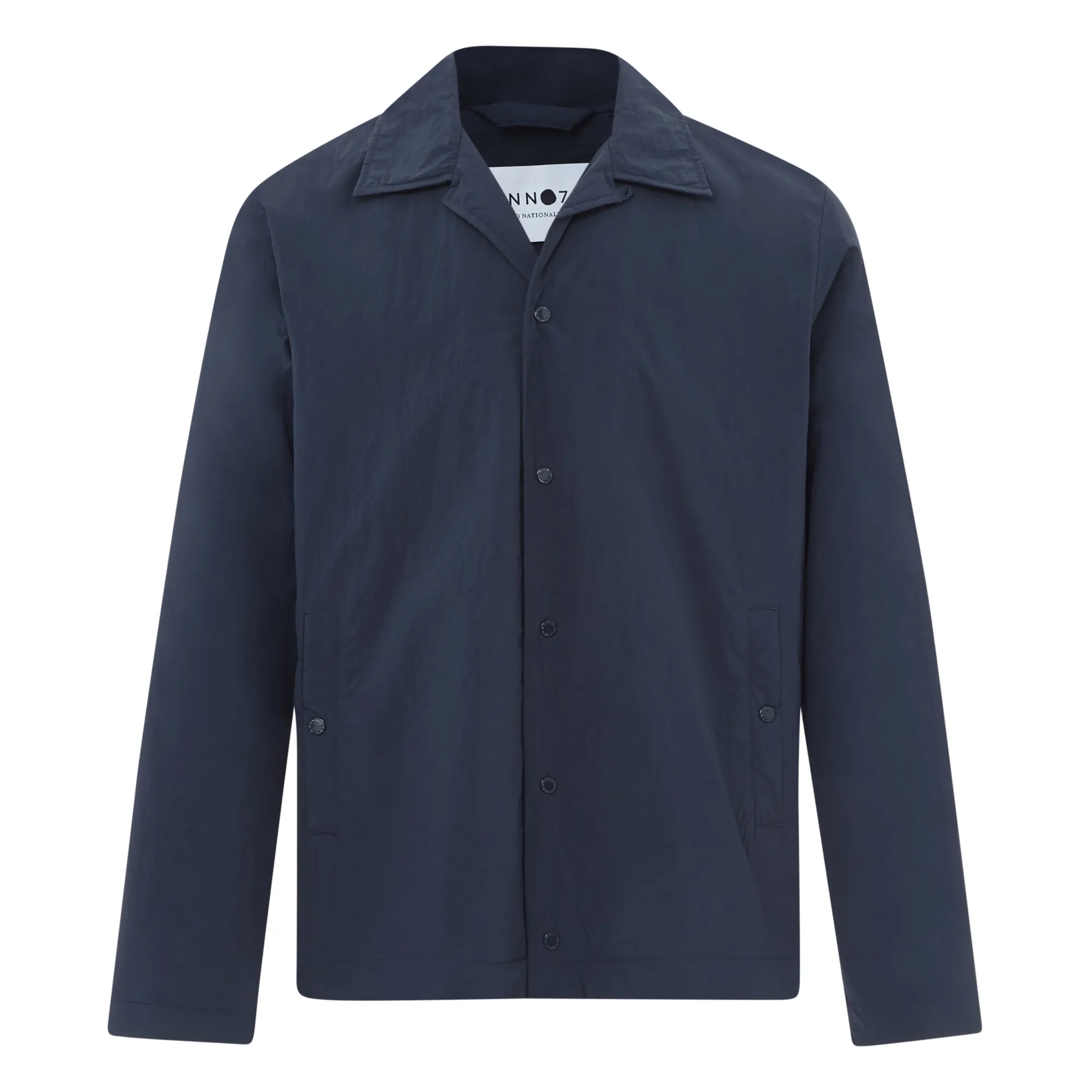 Nn.07 Navy Blue Clyde 8280 Overshirt