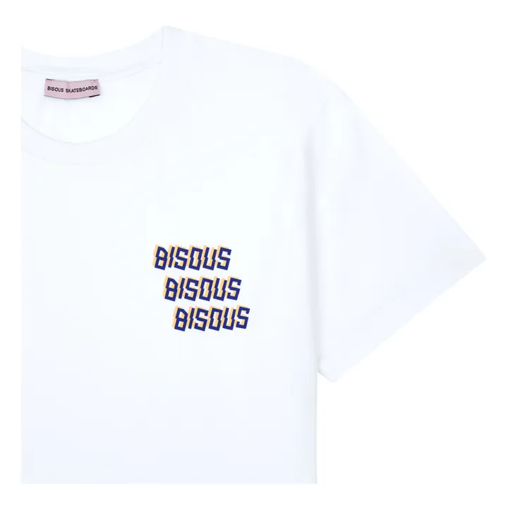 T-shirt Bisous X3 | Blanc- Image produit n°1